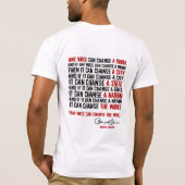 PRESIDENT OBAMA YWC-ONE STEICE SPEECH T-SHIRT (Achterkant)