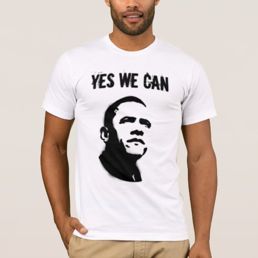 PRESIDENT OBAMA YWC-STEEKSPEECH T-SHIRT (Voorkant)