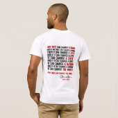 PRESIDENT OBAMA YWC-STEEKSPEECH T-SHIRT (Achterkant volledig)