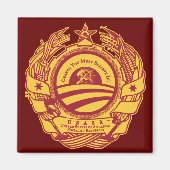 President Obama's Presidentiële Sovjet Seal Magnet (Voorkant)