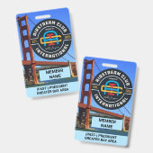 President- of ouderdomsbadge badge (Voor- en achterkant)