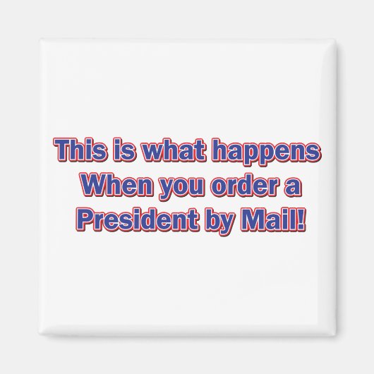 President-per-mail Magneet (Voorkant)
