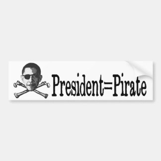 President=Piraat Bumpersticker