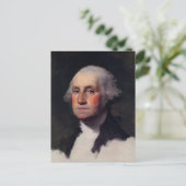  President portret van George Washington Briefkaart (Staand voorkant)