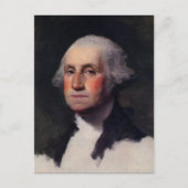  President portret van George Washington Briefkaart (Voorkant)