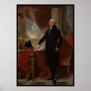  President portret van George Washington Po Poster