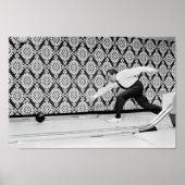 President Richard Nixon Bowling - 1971 Poster (Voorkant)