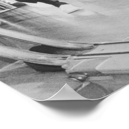 President Richard Nixon Bowling in het Witte Huis Poster (Hoek)