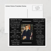 President Richard Nixon Briefkaart (Voorkant / Achterkant)