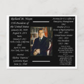 President Richard Nixon Briefkaart (Voorkant)
