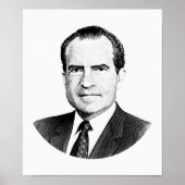 President Richard Nixon Graphic Poster (Voorkant)