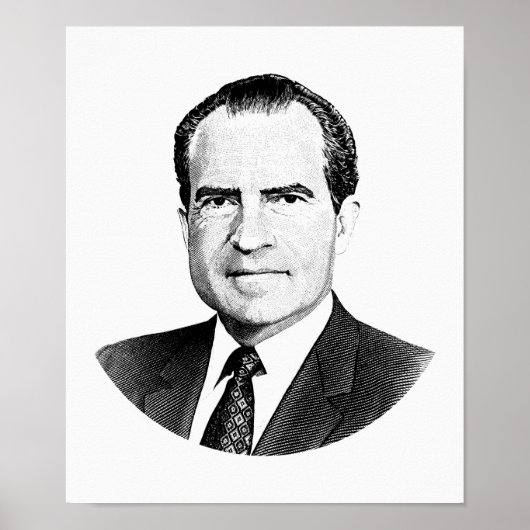 President Richard Nixon Graphic Poster (Voorkant)
