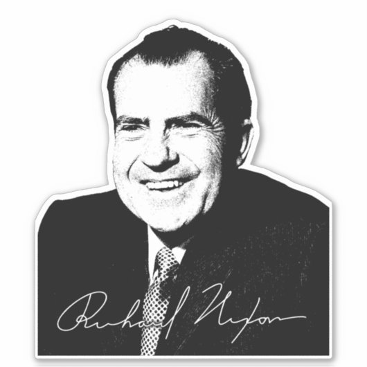 President Richard Nixon Sticker (Voorkant)