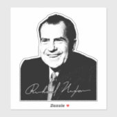 President Richard Nixon Sticker (Vel)