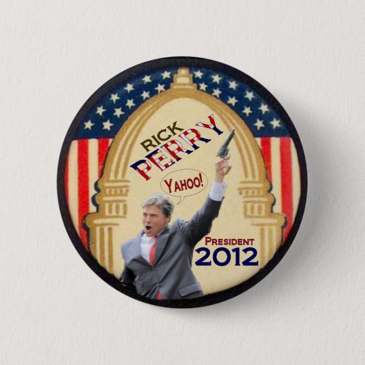 President Rick Perry 2012 Ronde Button 5,7 Cm (Voorkant)