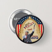 President Rick Perry 2012 Ronde Button 5,7 Cm (Voorkant /achterkant)