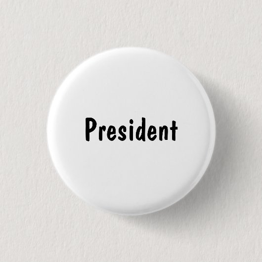 President Ronde Button 3,2 Cm (Voorkant)