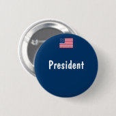 President Ronde Button 5,7 Cm (Voorkant /achterkant)