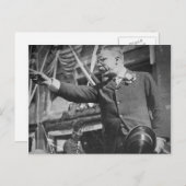 President Roosevelt die  Stereoview wijst Briefkaart (Voorkant / Achterkant)