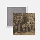 President Roosevelt en John Muir 1903 (Sepia) Magneet (Voorkant / Achterkant)
