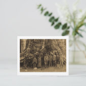 President Roosevelt en John Muir Beneath (Sepia) Briefkaart (Staand voorkant)