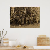 President Roosevelt en John Muir California Sepia Poster (Keuken)