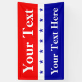 President selecteren spandoek (Verticaal)