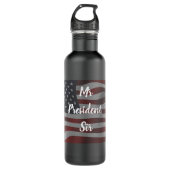 President, Sir Travel Water Bottle Waterfles (Voorkant)