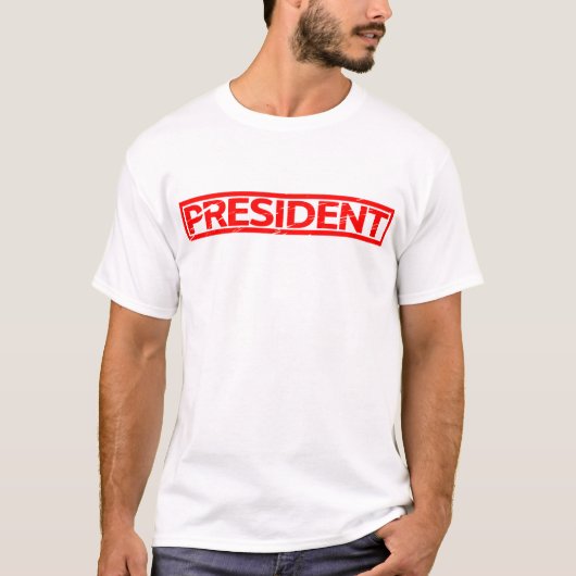 President Stempel T-shirt (Voorkant)