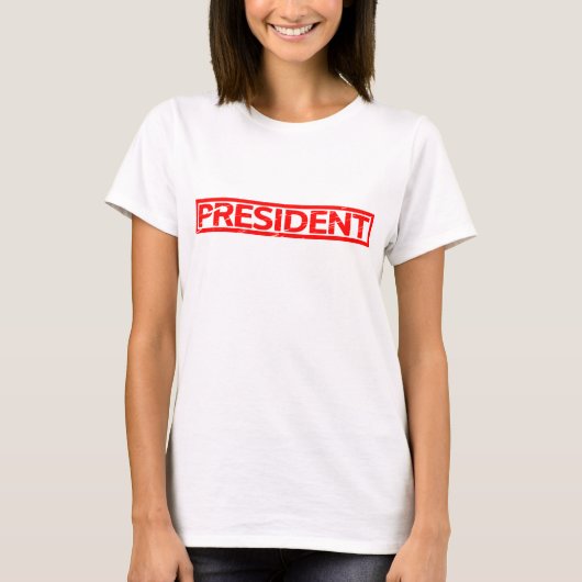 President Stempel T-shirt (Voorkant)
