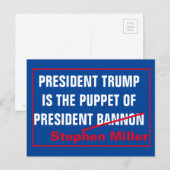 President Stephen Miller Briefkaart (Voorkant / Achterkant)