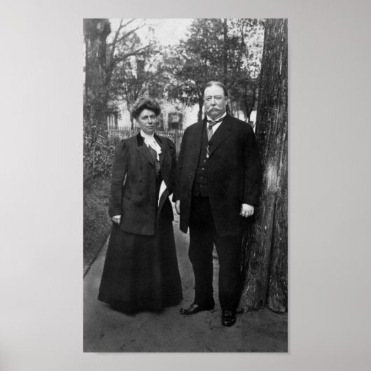 President Taft and First Lady Helen Taft - 1909 Poster (Voorkant)