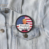 President te koop Button (In situ)