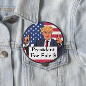 President te koop Button (In situ)