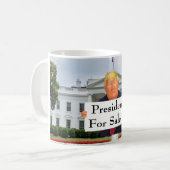 President te koop Koffie Mok (Voorkant links)