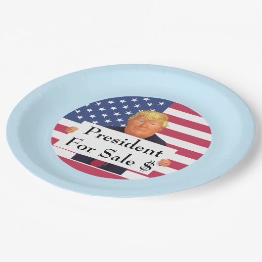 President te koop papieren Bord (Gekanteld)