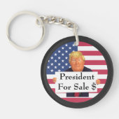 President te koop Sleutelhanger (Voorkant)