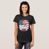 President te koop T-shirt (Voorkant volledig)