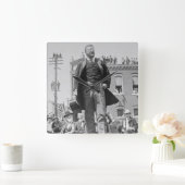 President Teddy Roosevelt geeft 1905 Vierkante Klok (Huis)
