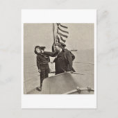 President Teddy Roosevelt op Algonquin Bull Moose Briefkaart (Voorkant)