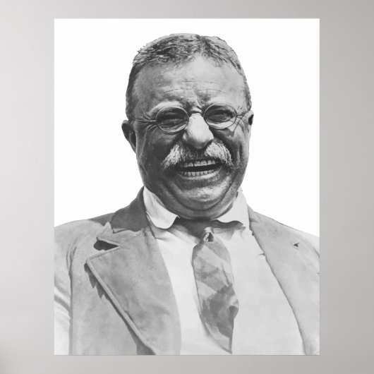 President Teddy Roosevelt Poster (Voorkant)