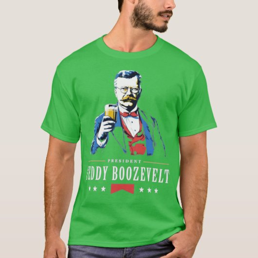 President Teddy Roosevelt T-shirt (Voorkant)