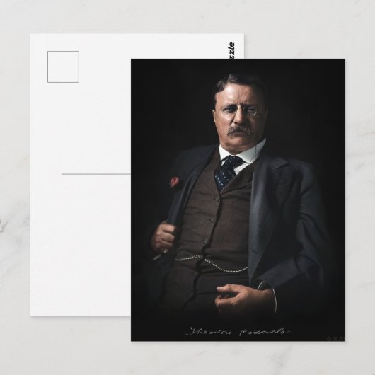 President Theodore Roosevelt Briefkaart (Voorkant / Achterkant)