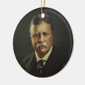 President Theodore Roosevelt door Forbes Lithograf Keramisch Ornament (Links)