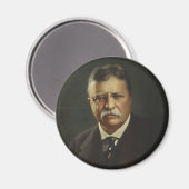 President Theodore Roosevelt door Forbes Lithograf Magneet (Voorkant / Achterkant)