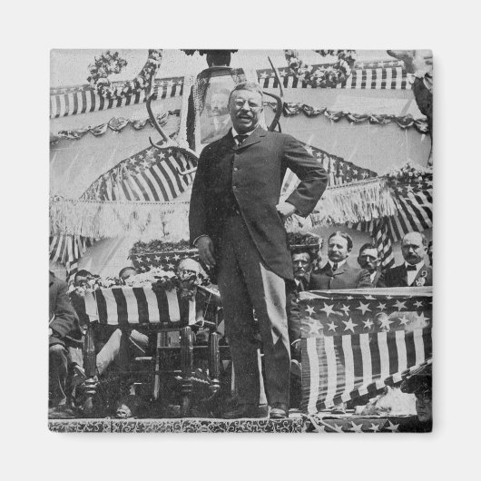 President Theodore Roosevelt in Wyoming Magneet (Voorkant)