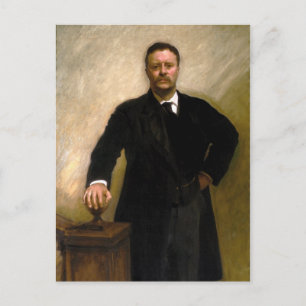 President Theodore Roosevelt John Singer Sargent Briefkaart