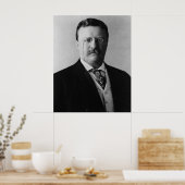 President Theodore Roosevelt Portait Poster (Keuken)