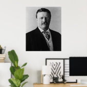 President Theodore Roosevelt Portait Poster (Thuiskantoor)