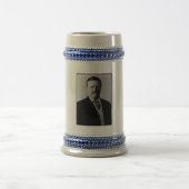 President Theodore Roosevelt Portrait Beer Stein Bierpul (Center)